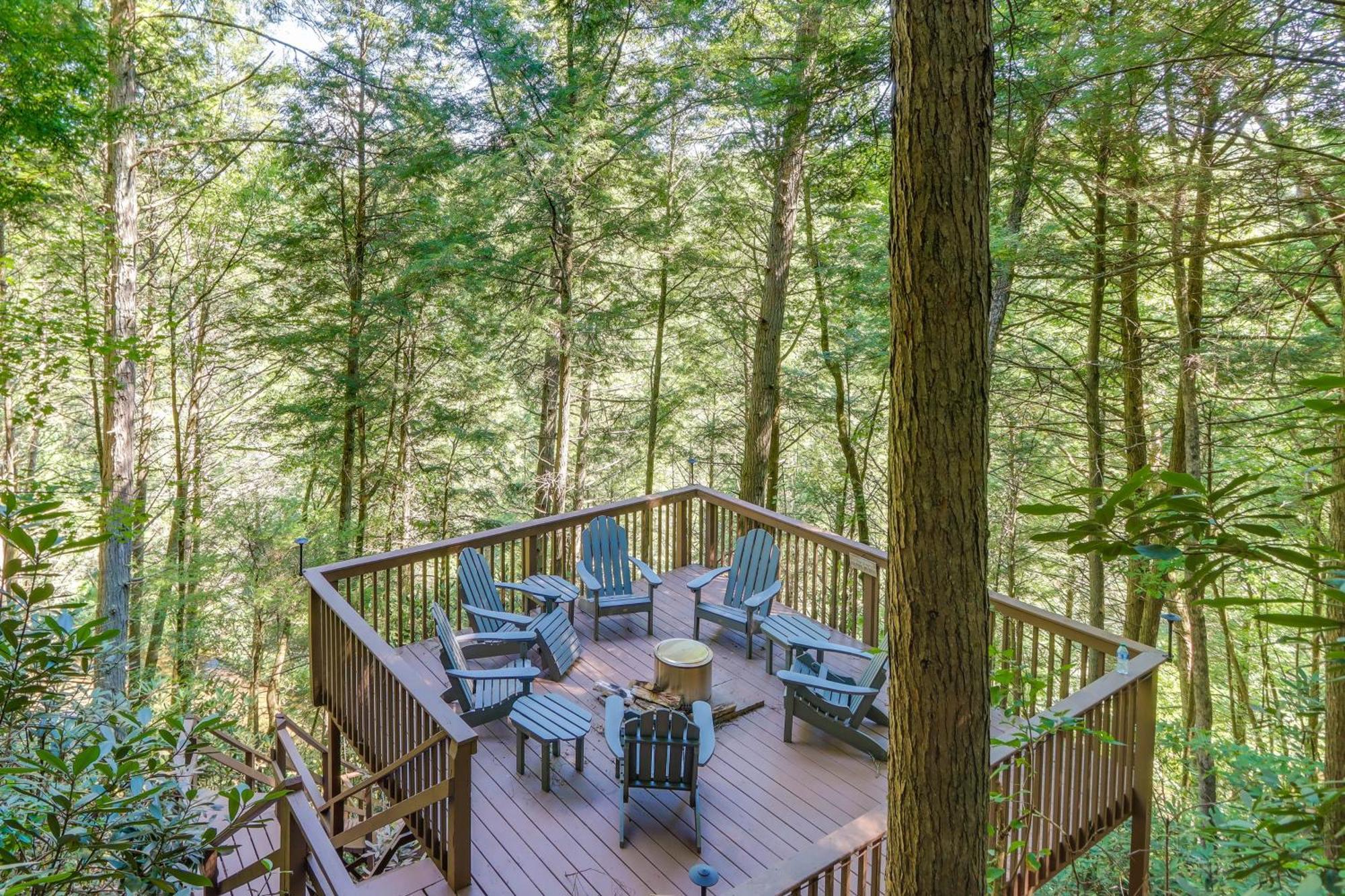 Luxe Fightingtown Creek Cabin 2 King Suites And Spa Epworth Exterior foto
